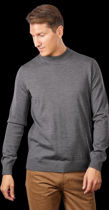 Joop! Davide Pullover Stand Up Collar Dark Grey