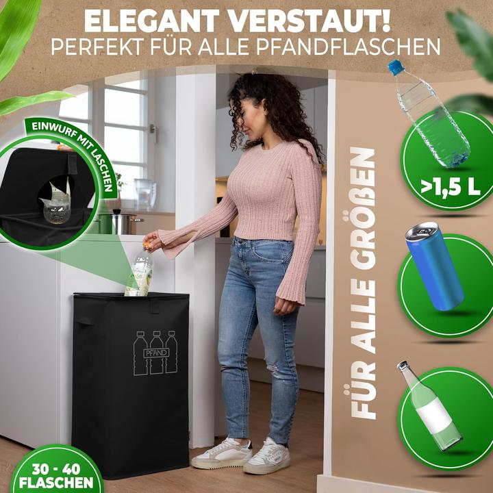 Actual product image Cottara Pfandflaschen-Sammelbehälter mit Einwurf (100 l)