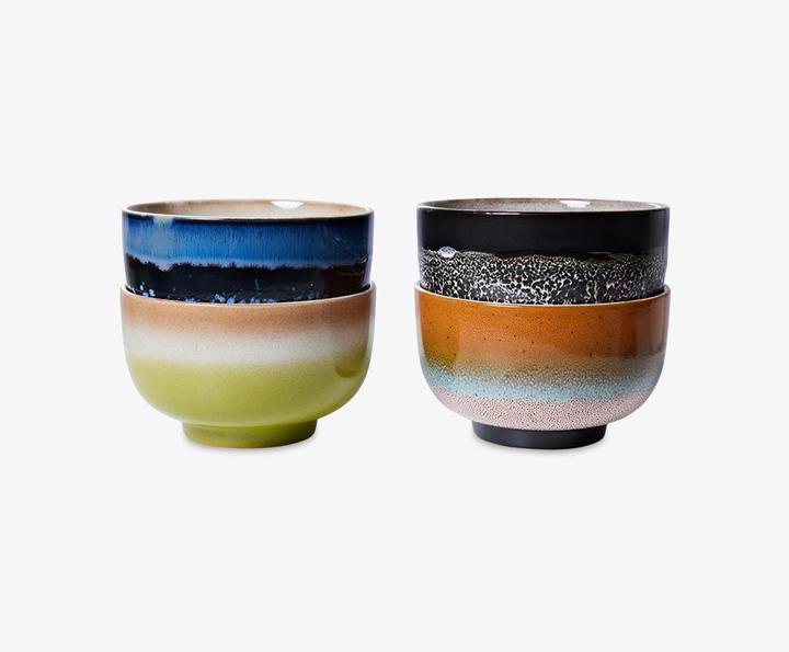 Immagine prodotto HK Living Ciotola 4 pezzi 70S CERAMICS safari (13.50 cm, 4 x)