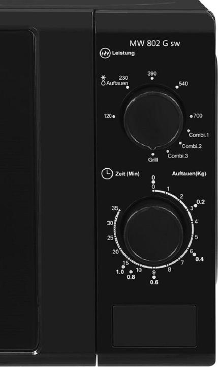 Productafbeelding Exquisit MW900-030G Zwart Grote apparaten (20 l)