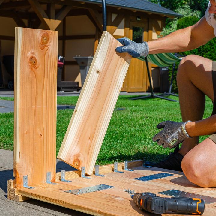 Immagine prodotto Helpmate Stuhlwinkel 100x100x20, verzinkt, 24 Stück (24 pz.)