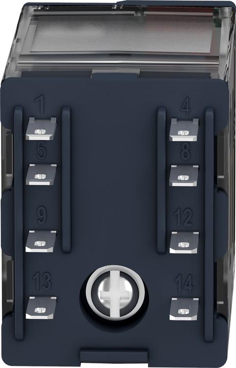 Actual product image Schneider Electric 8 pin relay 120 Vac coil DPDT,12 A w/led