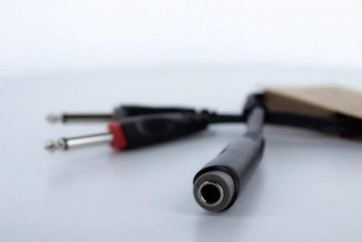 Produktbild Cordial 14885 Klinke Audio Y-Adapter (1x Klinkenbuchse 6.3 mm (stereo) - 2x Klin