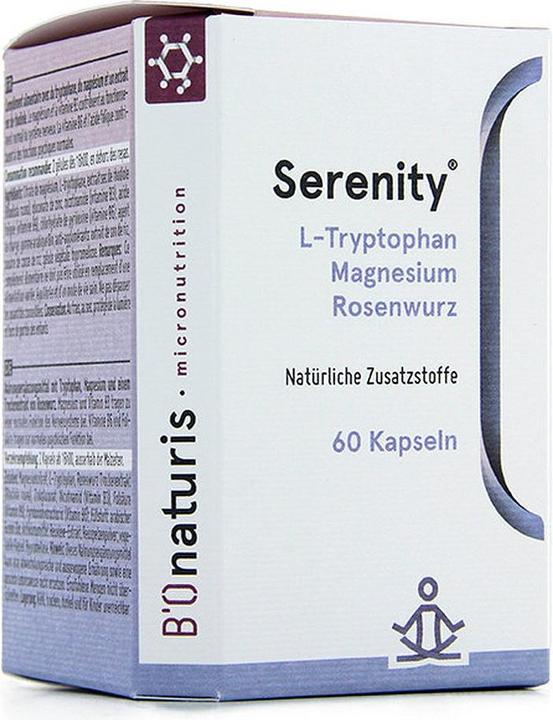 Actual product image B'Onaturis with tryptophan magnesium mines and rhodiola. (1 Piece, Capsules, 650 g)