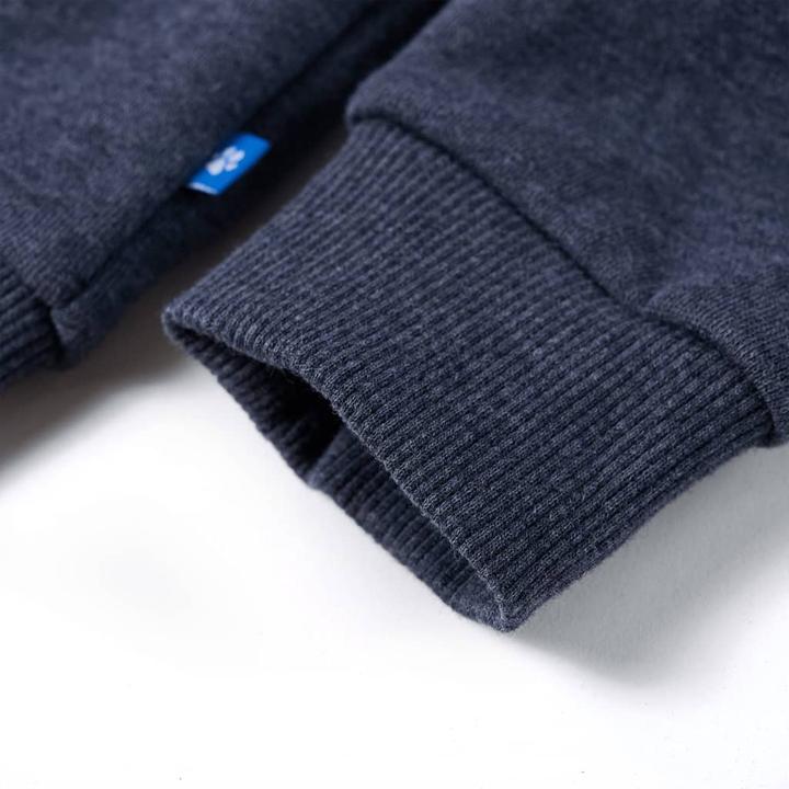 Actual product image VidaXL Children's hoodie with zip Dark blue (116)