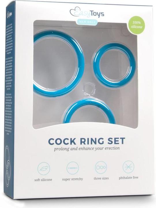 Actual product image Easytoys Cock Ring Set (6 cm)