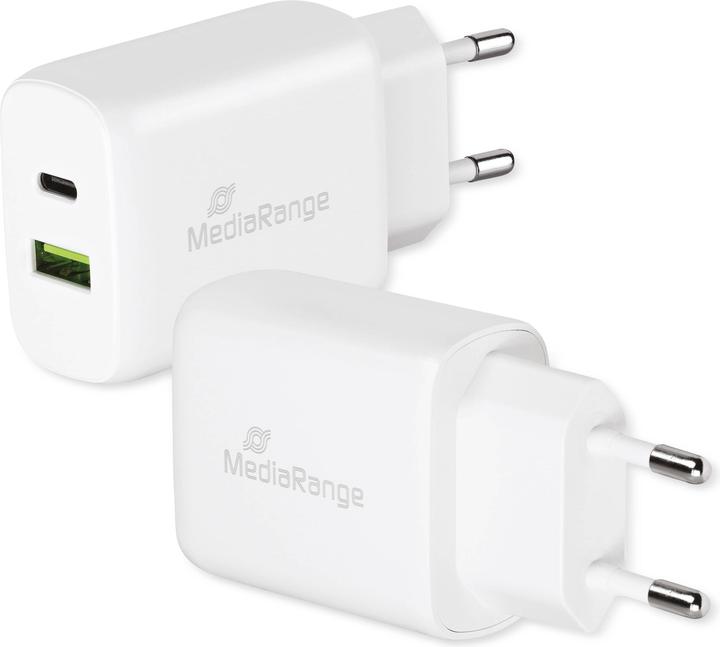 Actual product image MediaRange MRMA112 Mobile Device Charger White Indoor (25 W)