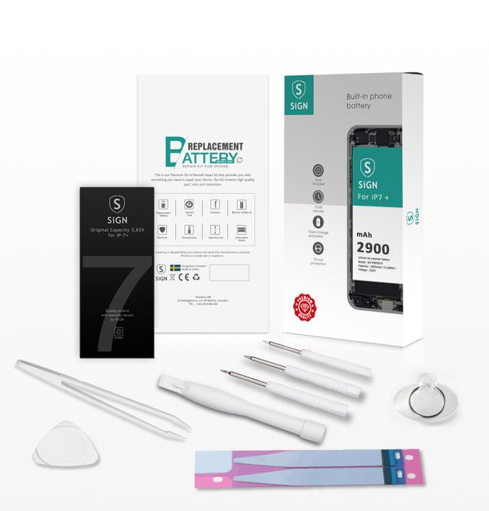 Immagine prodotto SIGN Kit completo per la sostituzione della batteria di iPhone 7 Plus