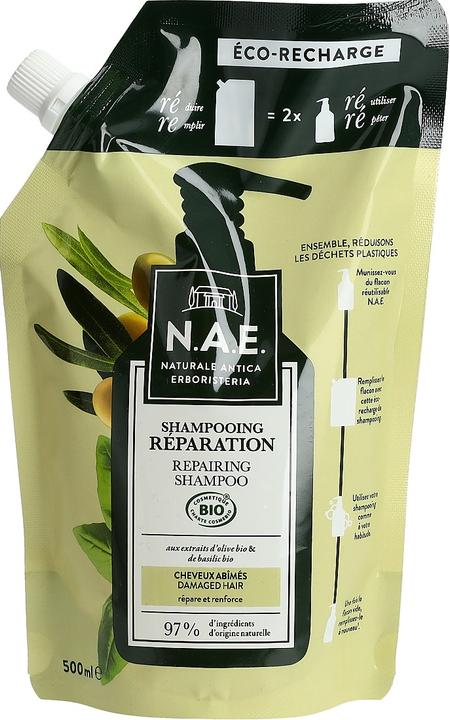 N.A.E. Shampoo & Treat Repairing Refill 500 ml (500 ml, Flüssiges Shampoo)