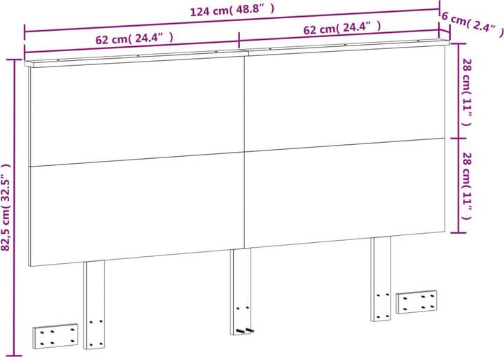 Image du produit VidaXL Donatienne (139 x 6 x 82,5 cm)