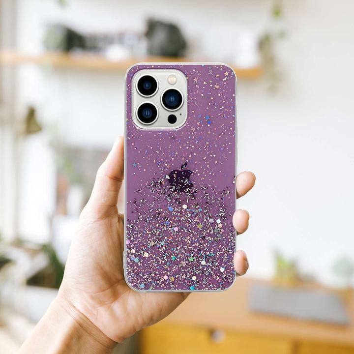 Produktbild Cadorabo TPU Cover funkelnder Glitter (Apple iPhone 13 Pro Max)