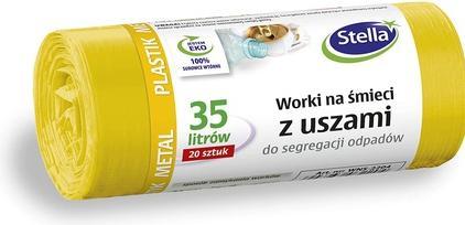 Produktbild Staples Stella 032204 Müllsäcke mit Griffen für die Trennung von Metall, Plastik und Kunststoff