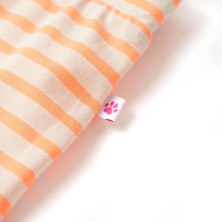 Produktbild VidaXL Kinderrock mit Streifen Gerade Neonorange 128,Material: 95 (128)