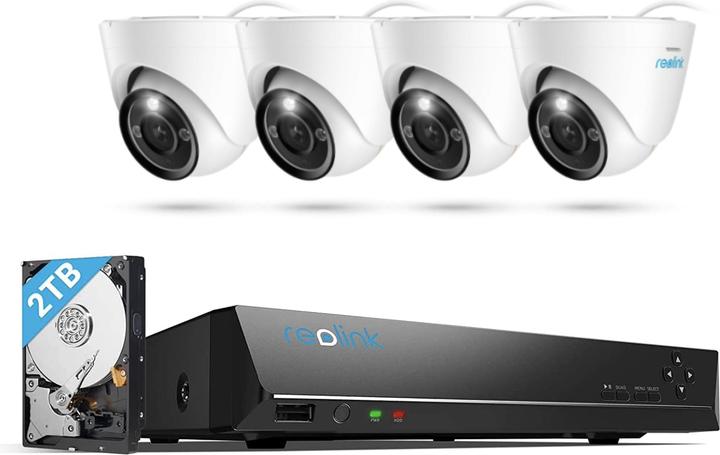 Immagine prodotto Reolink NVS8- sistema 12MD4 8K con 4 telecamere (4512 x 2512 pixel)