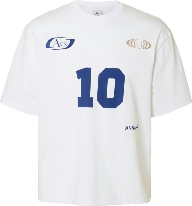 Selected Homme Anrokholm Print Ss O-Neck Tee