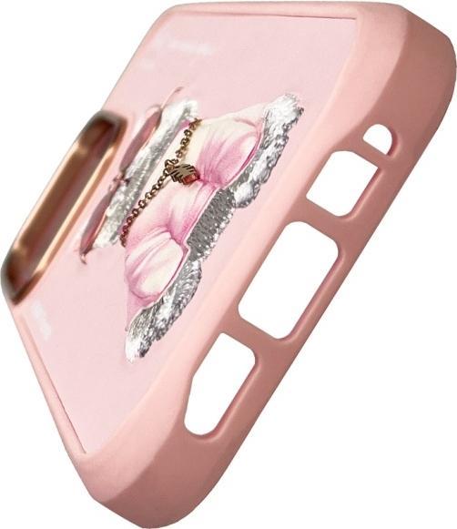 Actual product image Nimmy case iPhone 16 Pro 6.3" pink Glasses Cool Cat (Apple iPhone 16 Pro)