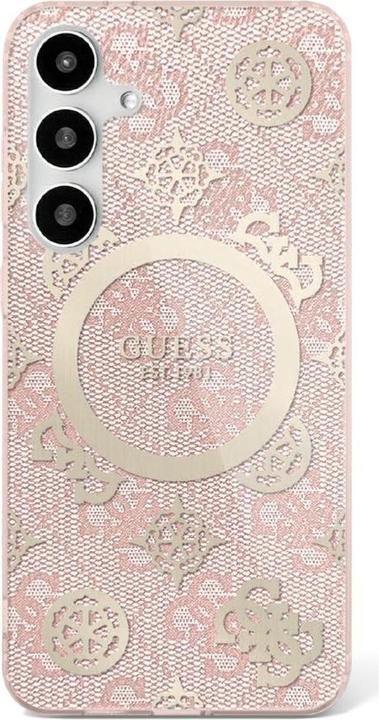 Produktbild Guess 4G Peony Pattern Case für Samsung Galaxy S25 Ultra - gold (Samsung Galaxy S25 Ultra)