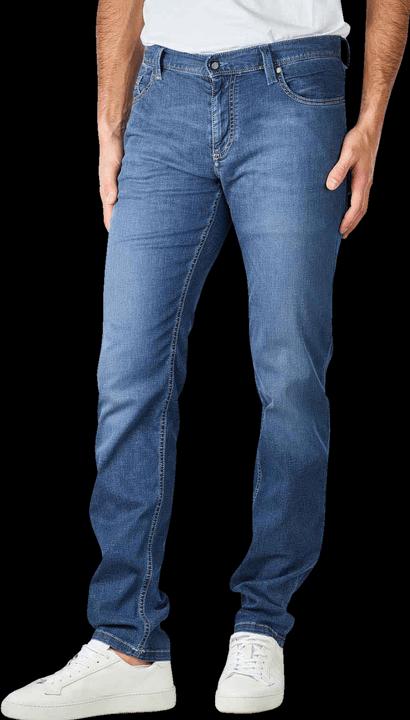 Alberto Super Stretch Light Tencel Pipe Jeans Slim Fit Navy
