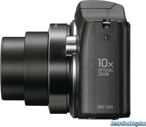 Image du produit Sony DSC-H20, 10MPixel, zoom optique 10x, vidéo HD, noir (1/2,3'')