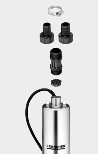 Actual product image Kärcher BP 4 Deep Well CH version (Garden pump)