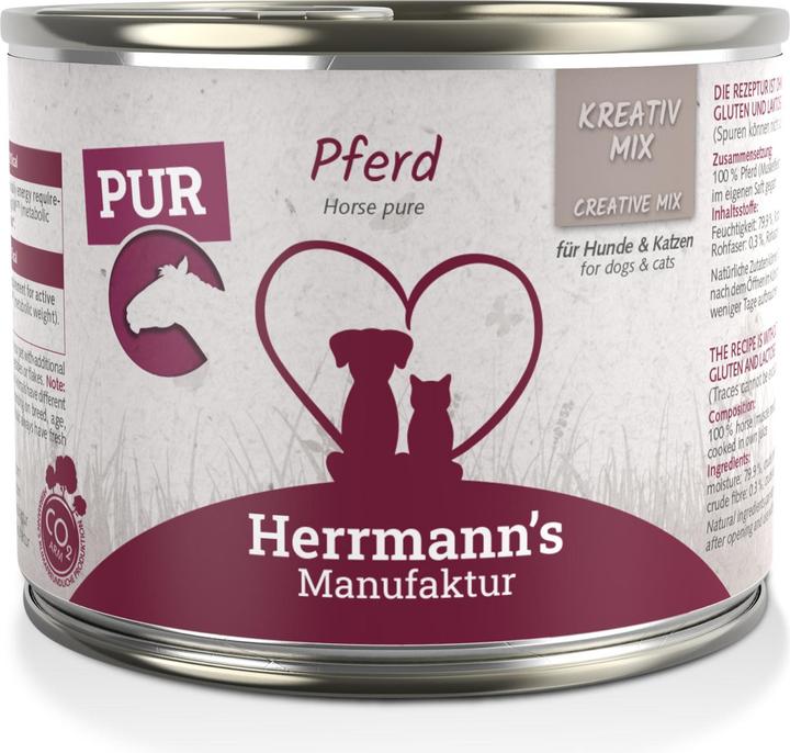 Actual product image Herrmanns Horse pure meat (Adult, 200 g)