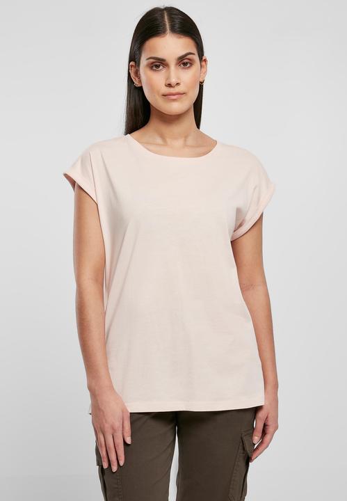 Actual product image Urban Classics Ladies Organic Extended Shoulder Tee (L)