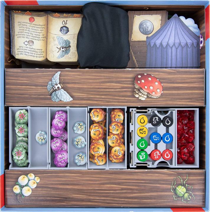 Actual product image Feldherr QUAK-3D - Organiser for The Quacksalvers of Quedlinburg + The Herbal Witches - Basic Game Box