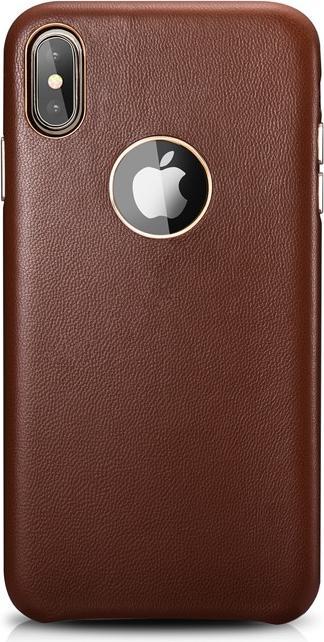 Produktbild Xoomz iPhone XS Max Case Real Lamb Leather Brown (Apple iPhone XS Max)