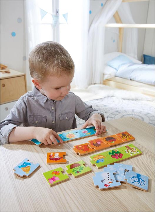 Image du produit Haba Jeu d'association des saisons (20 pièces)