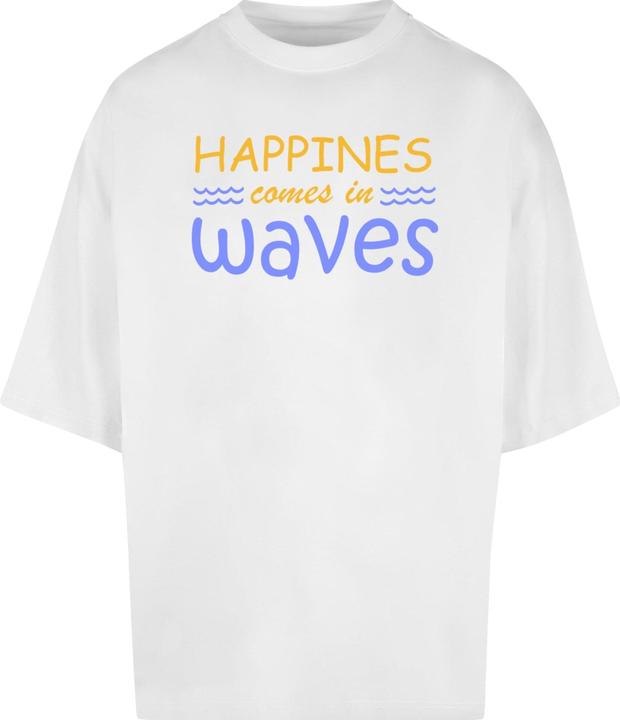 Merchcode Summer - Happines comes in waves Huge Tee - 118051 (M)