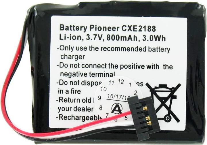 Actual product image Pioneer Battery CXE2188, AVIC-F320BT, Battery 338937010176