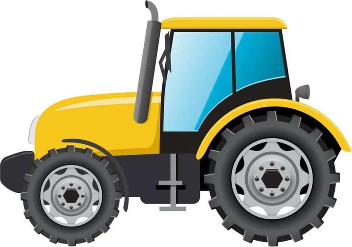 Actual product image Trenddeko Construction vehicle tractor (130 x 91 cm)