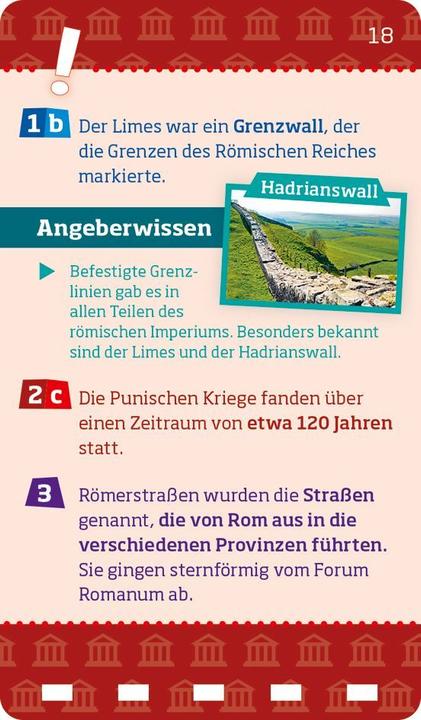 Nährwerte und Zutaten Tessloff WAS IST WAS Quiz Das alte Rom (Deutsch)