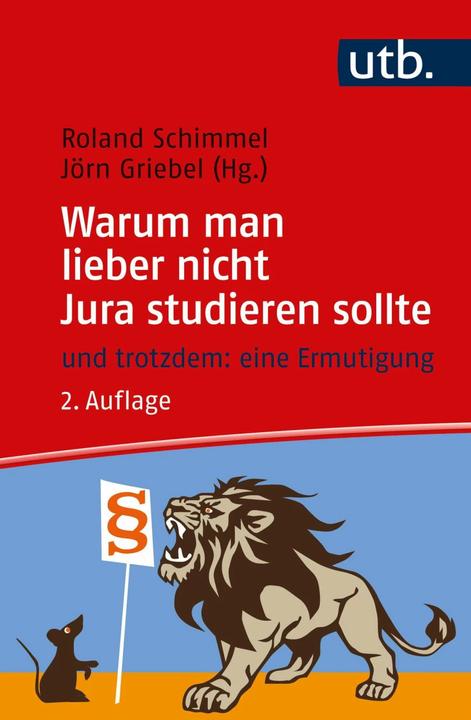 Image du produit Warum man lieber nicht Jura studieren sollte (Allemand, Roland Schimmel, Jörn Griebel, 2023)