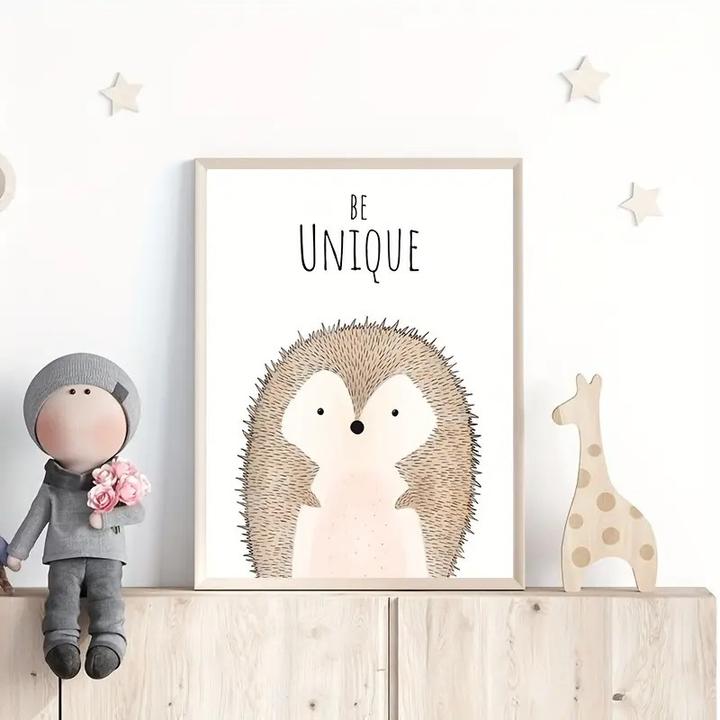 Immagine prodotto Cbx Poster Animali della foresta su tela senza cornice 6 pezzi