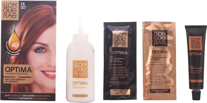 Llongueras OPTIMA hair colour #7.4-copper (7.4-copper)