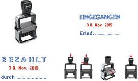 Actual product image Trodat ® Date stamp Professional 4.0 49x28 mm (WxH) month in letters metal/plastic