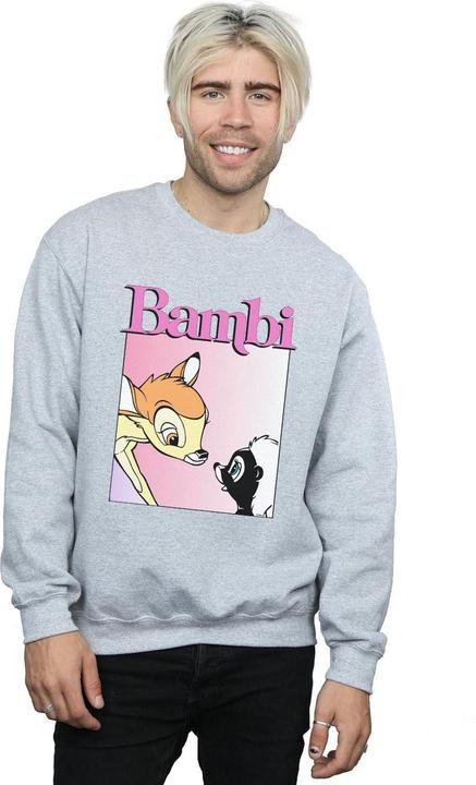 Actual product image Disney Mens Bambi Nice To Meet You Sweatshirt (S)