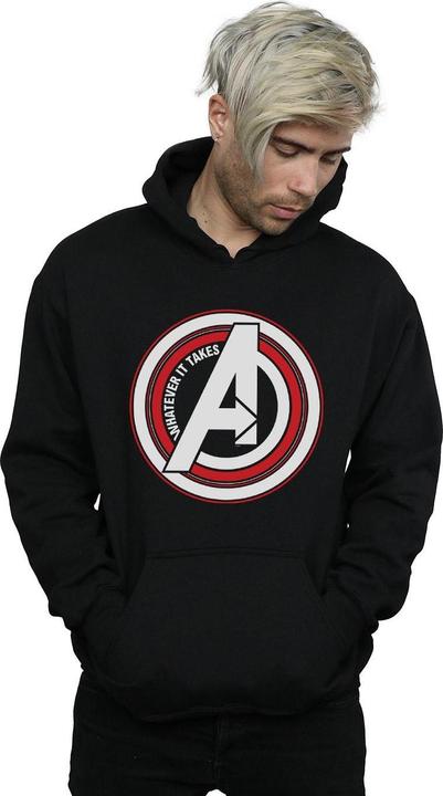 Actual product image Mens Avengers Endgame Whatever It Takes Symbol Hoodie (XL)