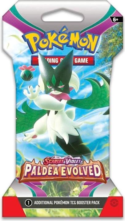 Immagine prodotto Pokémon JCC - Écarlate et Violet - Pack de Booster Blister Évolutions à Paldea (1 Booster aléatoire) (Inglese, Pacchetto Booster)