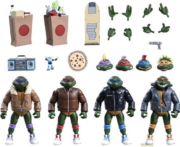 Immagine prodotto Neca Teenage Mutant Ninja Turtles (cartone animato) action figures 4-pack Punk Turtles 18 cm
