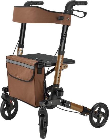 Immagine prodotto Juskys Rollator pieghevole Vital con seggiolino e borsa per la spesa