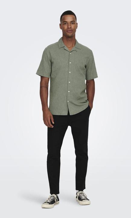 Actual product image Only & Sons Plain short sleeve shirt (XS)