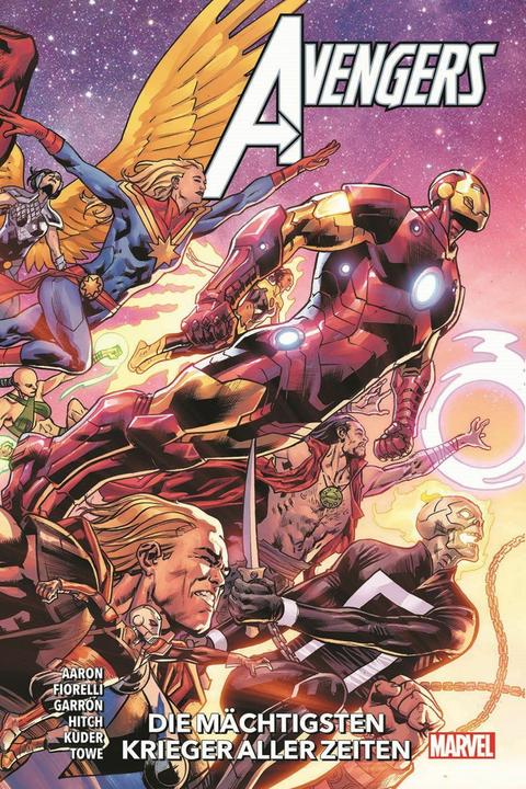Immagine prodotto Panini Avengers - Neustart (Tedesco, Jason Aaron., Ivan Fiorelli, Bryan Hitch, Javier Garrón, Aaron Kuder, Jim Towe, Michael Strittmatter, 2024)