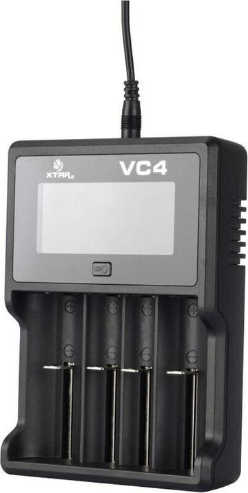 Produktbild Xtar VC4SL (1 Stk., 14500, 16340, 18500, 18650, 21700, 26650, AAA, AA, Akku)