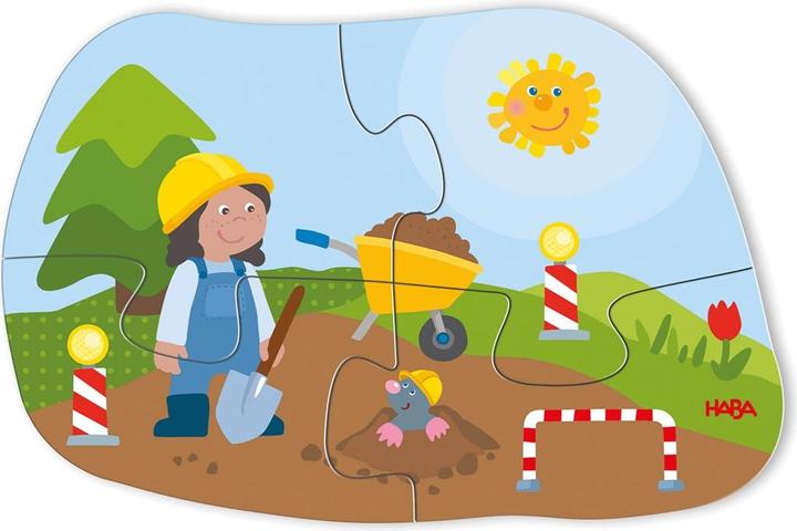 Actual product image Magni HABA 6 first building site puzzles (18 pieces)