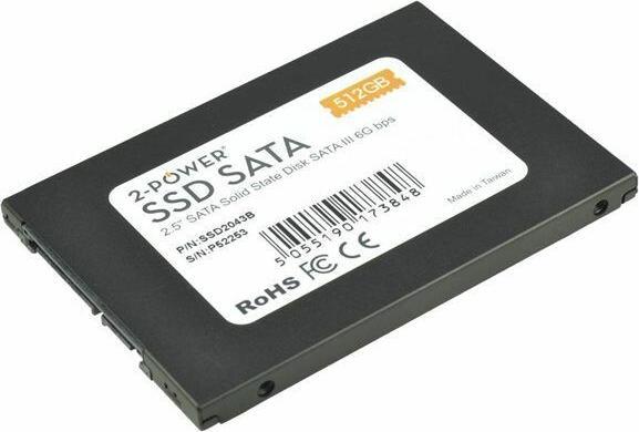 Actual product image 2-Power 128GB SSD 2.5 SATA 6Gbps 7mm (128 GB, 2.5")