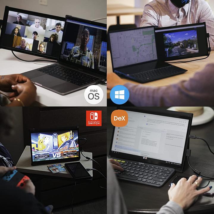 Produktbild Mobile Pixels Zweitdisplay für Notebooks und Tabletts (1920 x 1080 Pixel, 13.30")