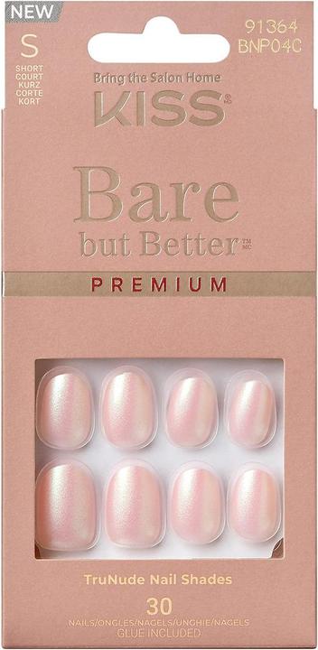 Immagine prodotto KISS Unghie - Ks Bare-but-better Premium Nails - Mocha (Unghie artificiali, Nude)