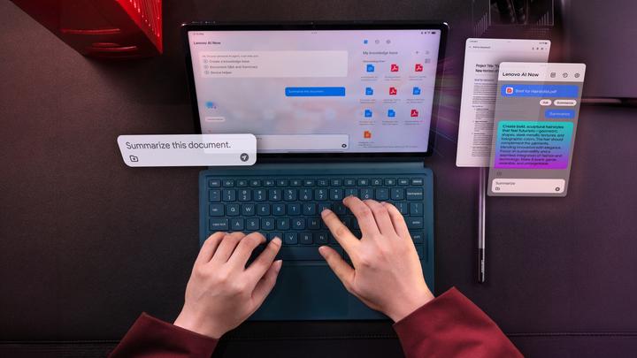 Produktbild Lenovo Plus (nur WLAN, 12.70", 256 GB, Tidal Teal)